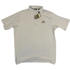 FootJoy x NBC Sports - Men’s Size XL - Performance Golf Polo (Light Blue)